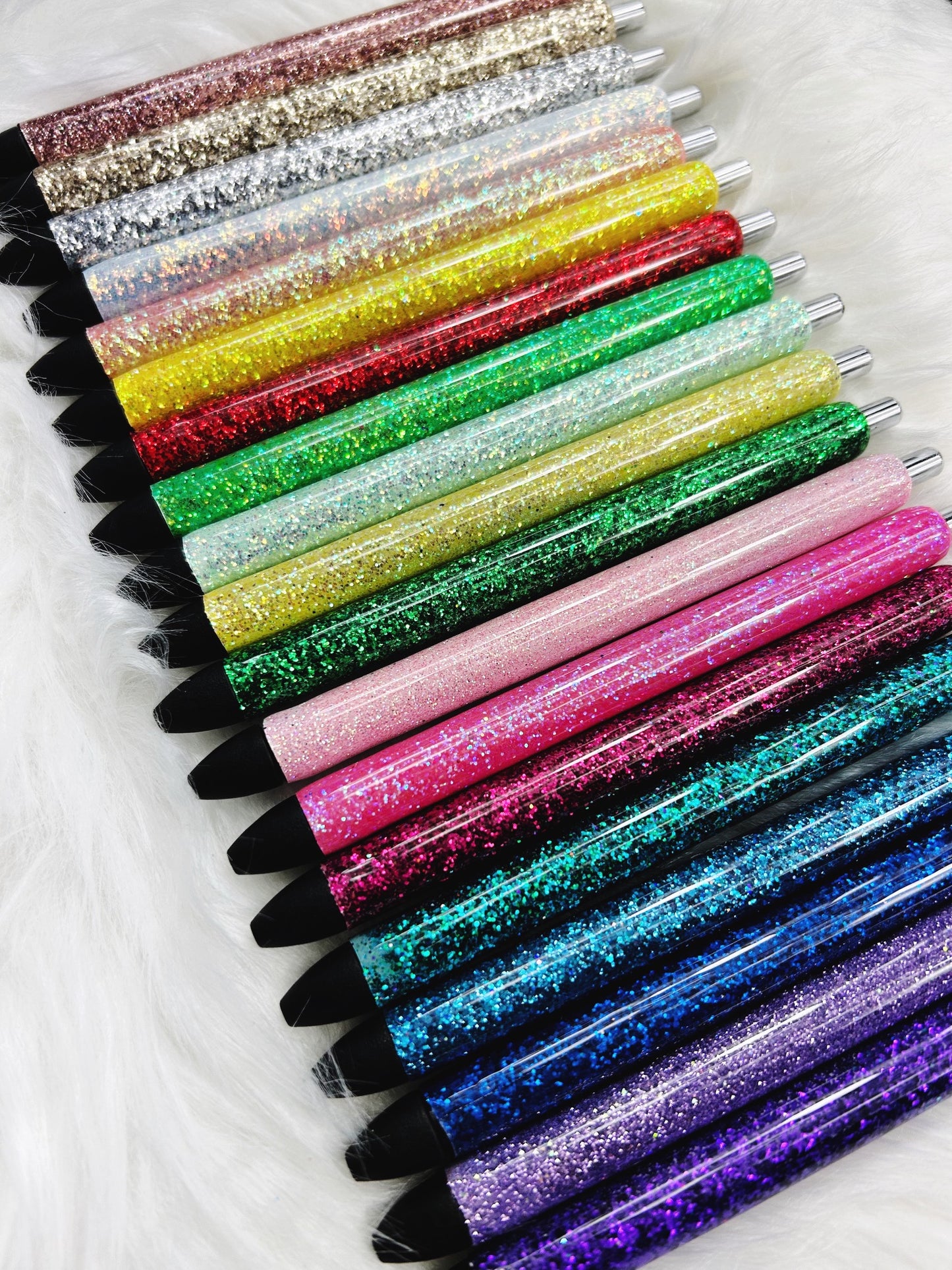 Personalized Pastel Glitter Pen